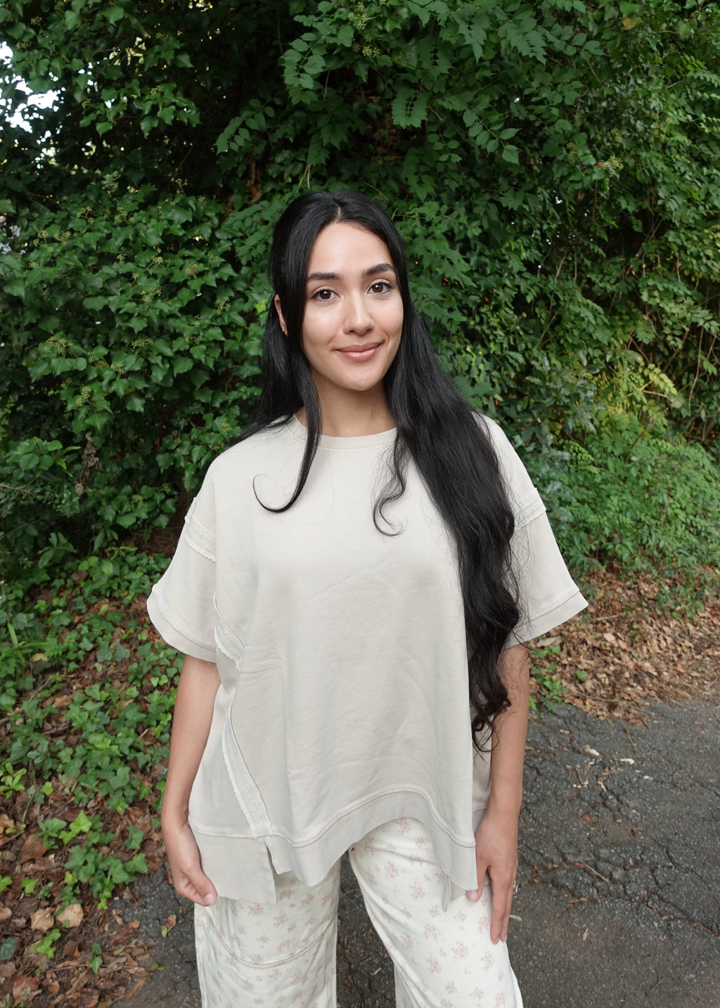 EASY DAYS TOP - TAUPE