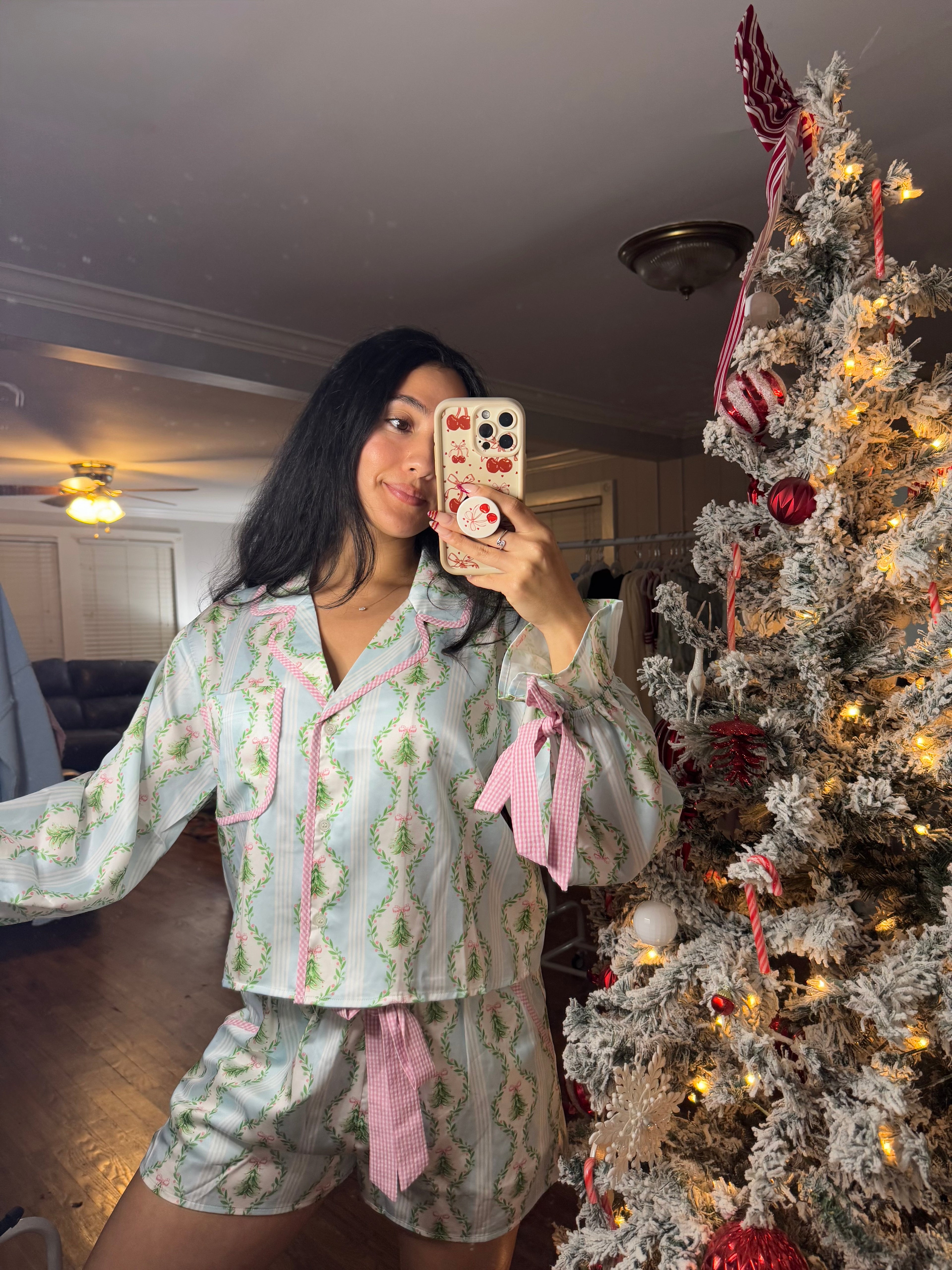 Coquette Christmas PJ Set