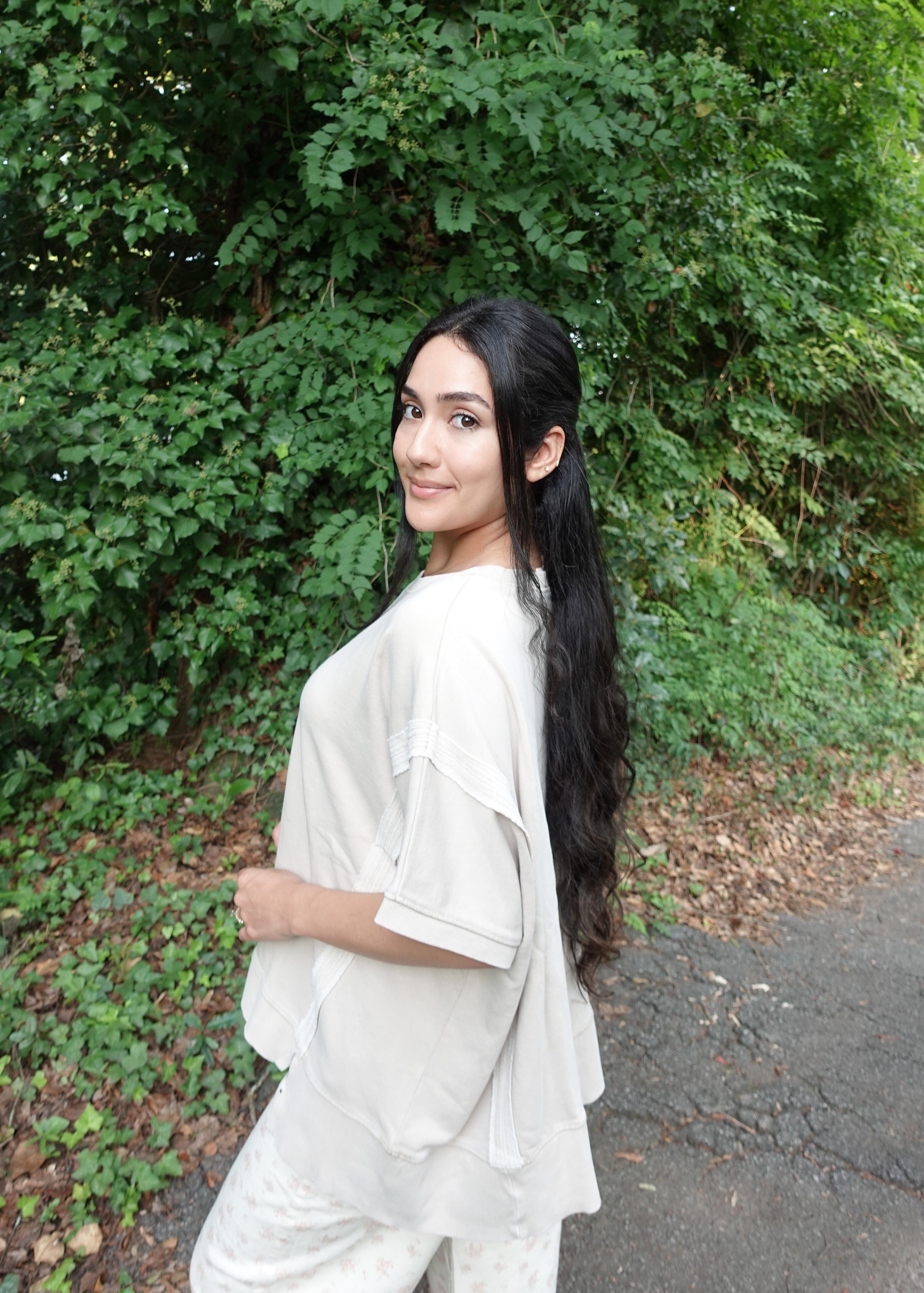 EASY DAYS TOP - TAUPE