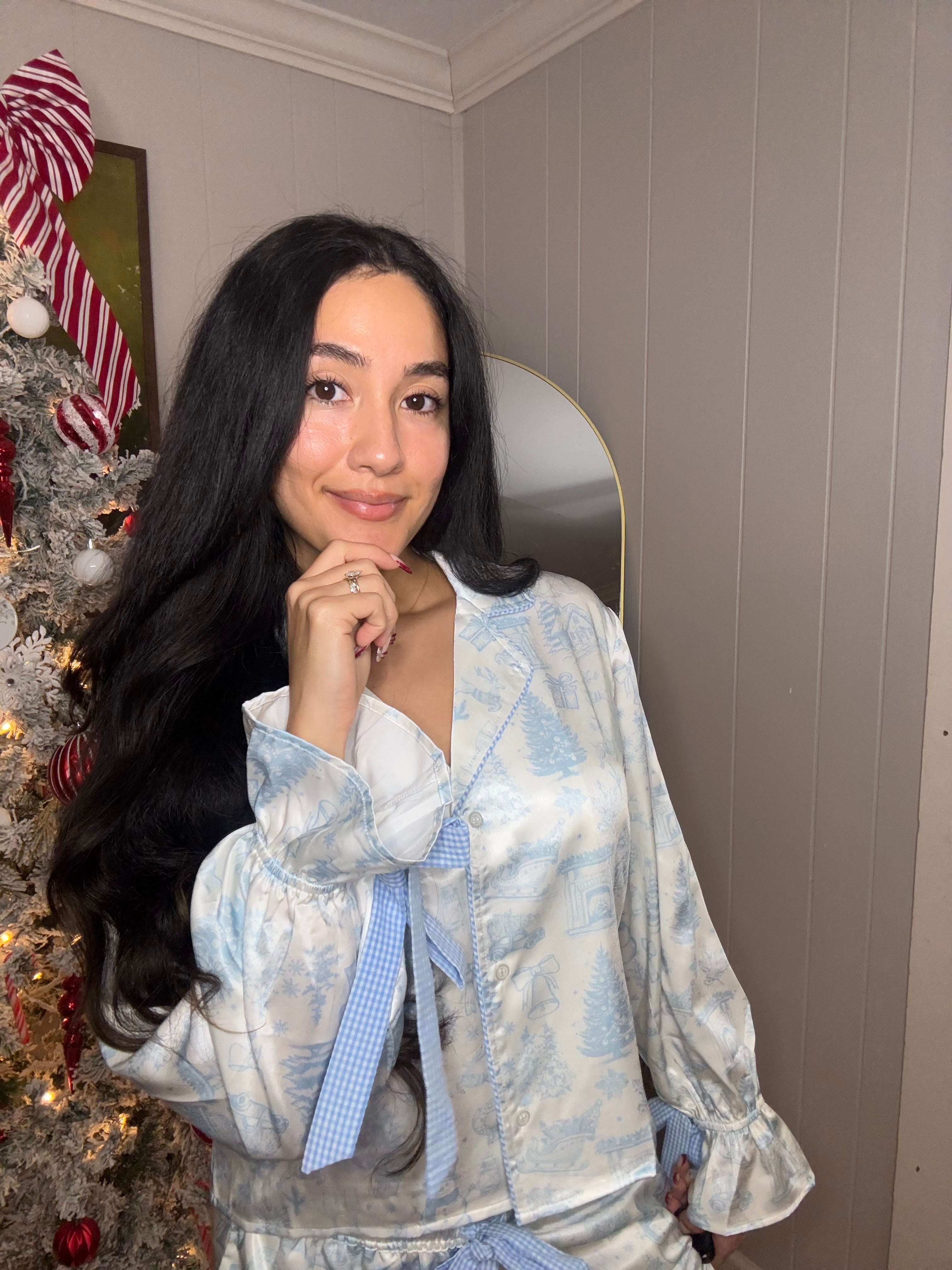 Blue Christmas PJ Set