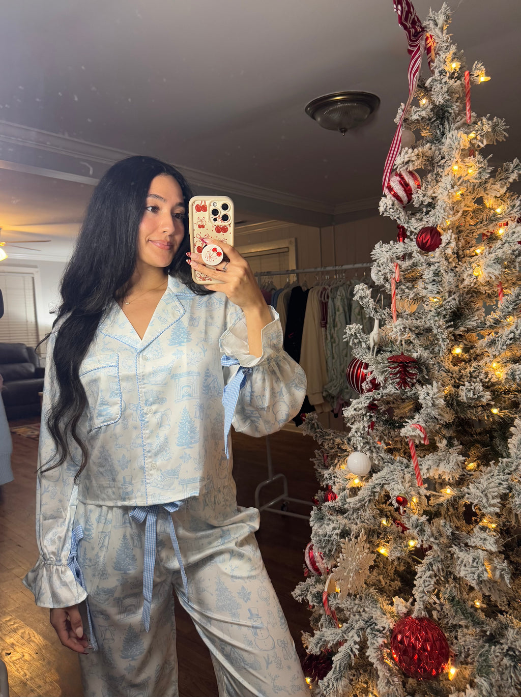 Blue Christmas PJ Set