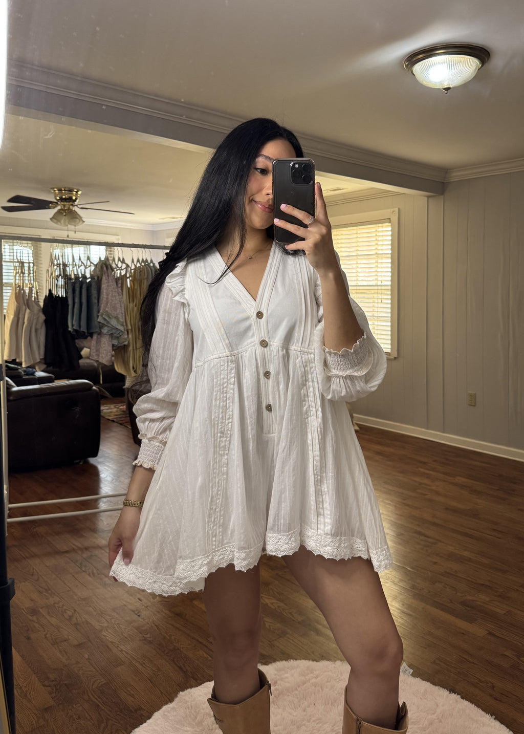 IVORY HOUR ROMPER