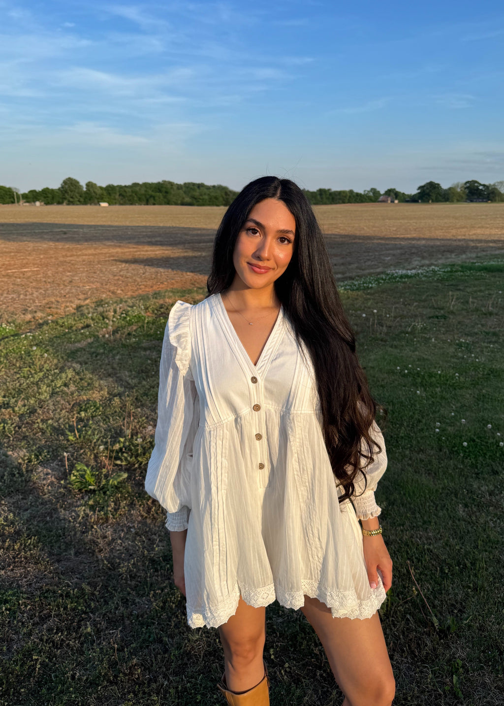 IVORY HOUR ROMPER