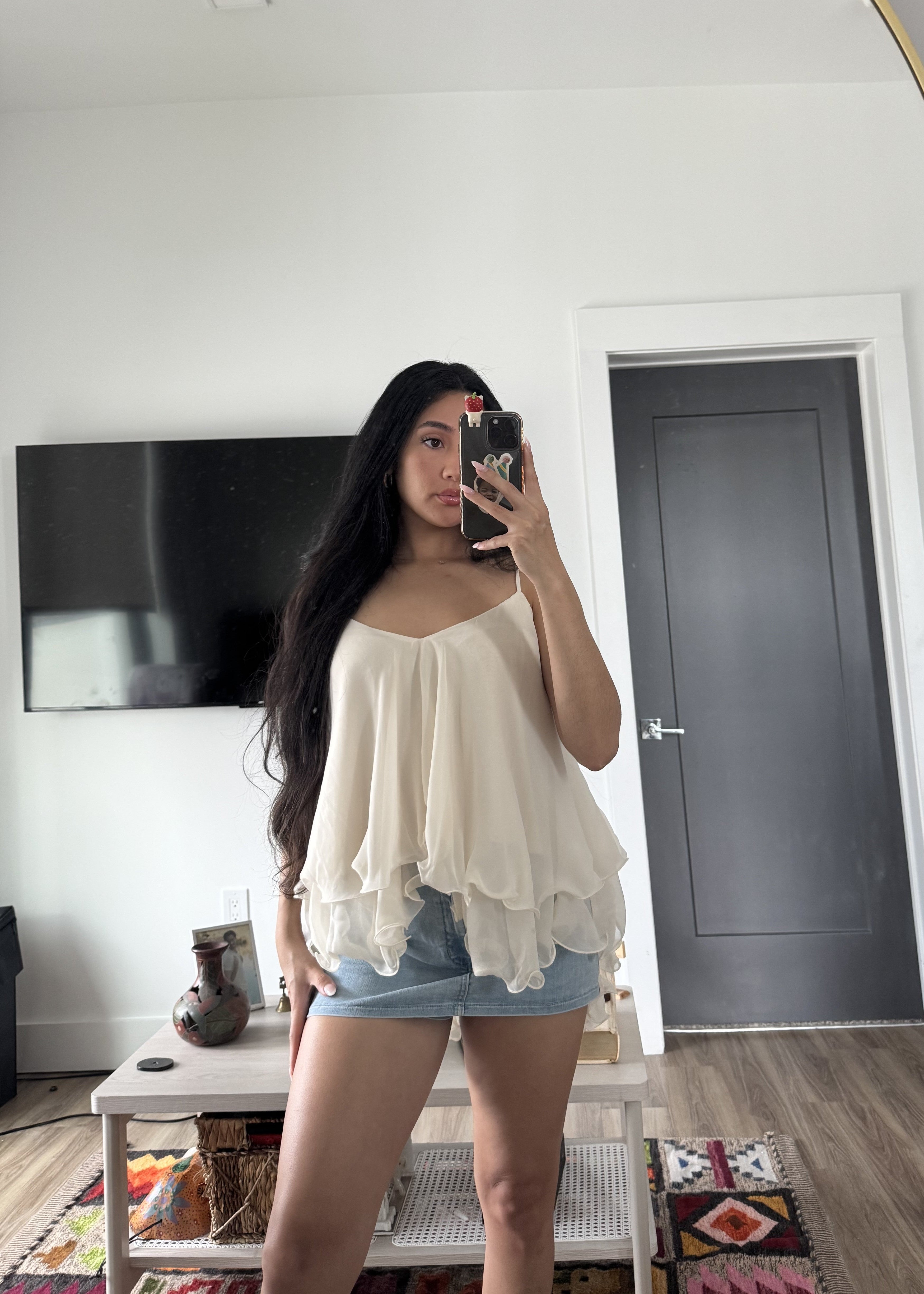 CREAM DAYDREAM TOP