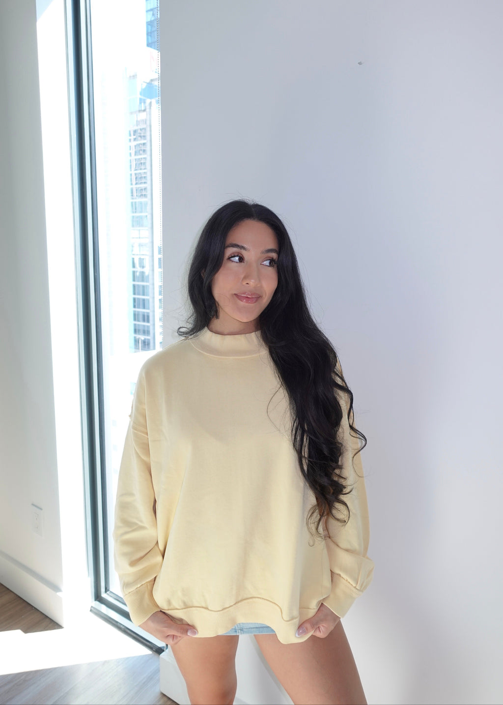 BUTTER CLASSIC MOCKNECK