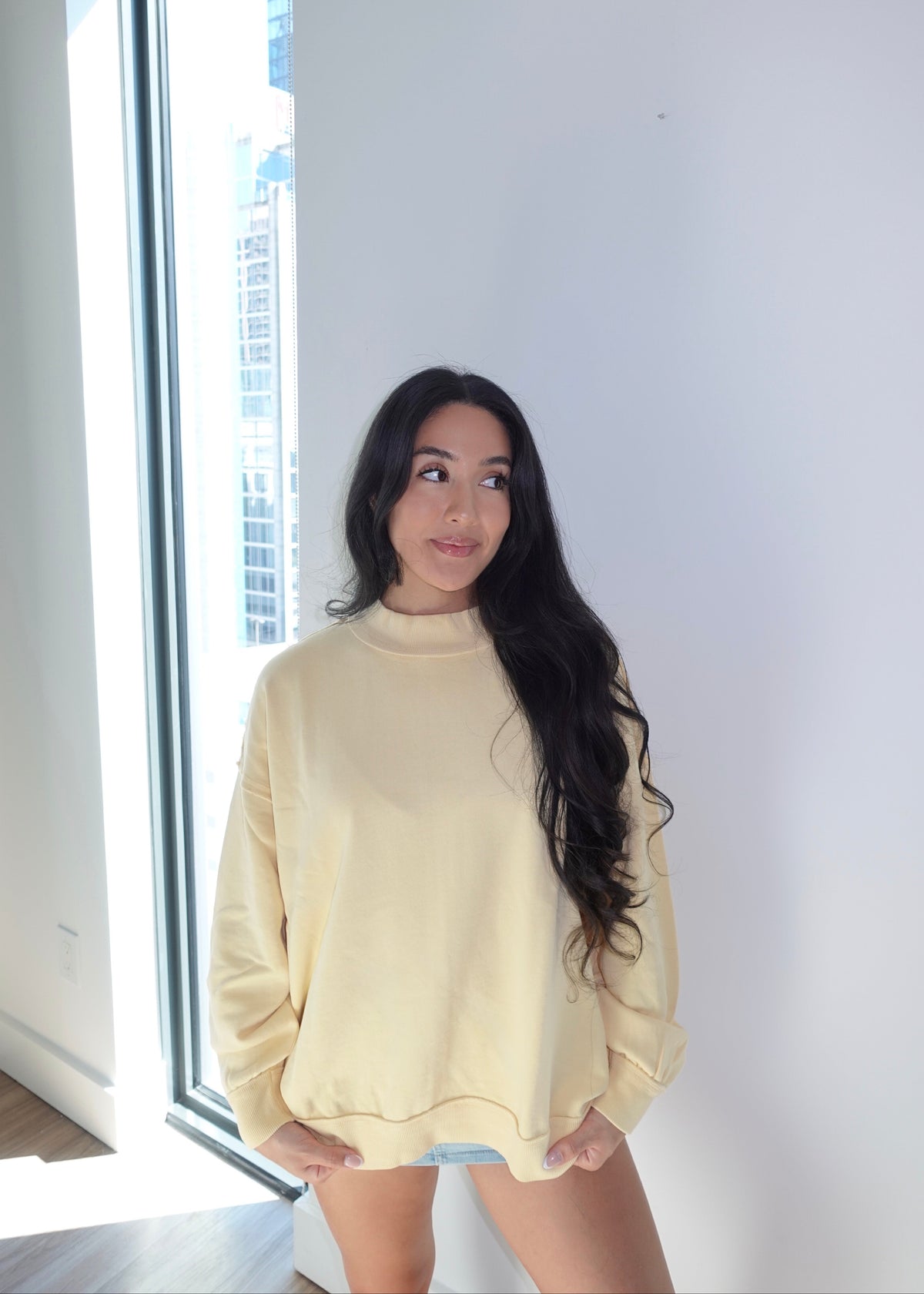 BUTTER CLASSIC MOCKNECK