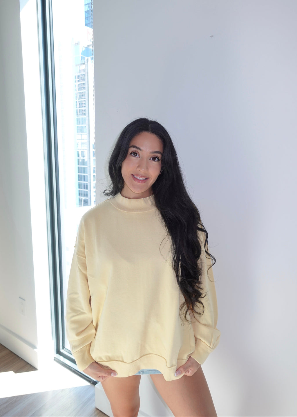 BUTTER CLASSIC MOCKNECK