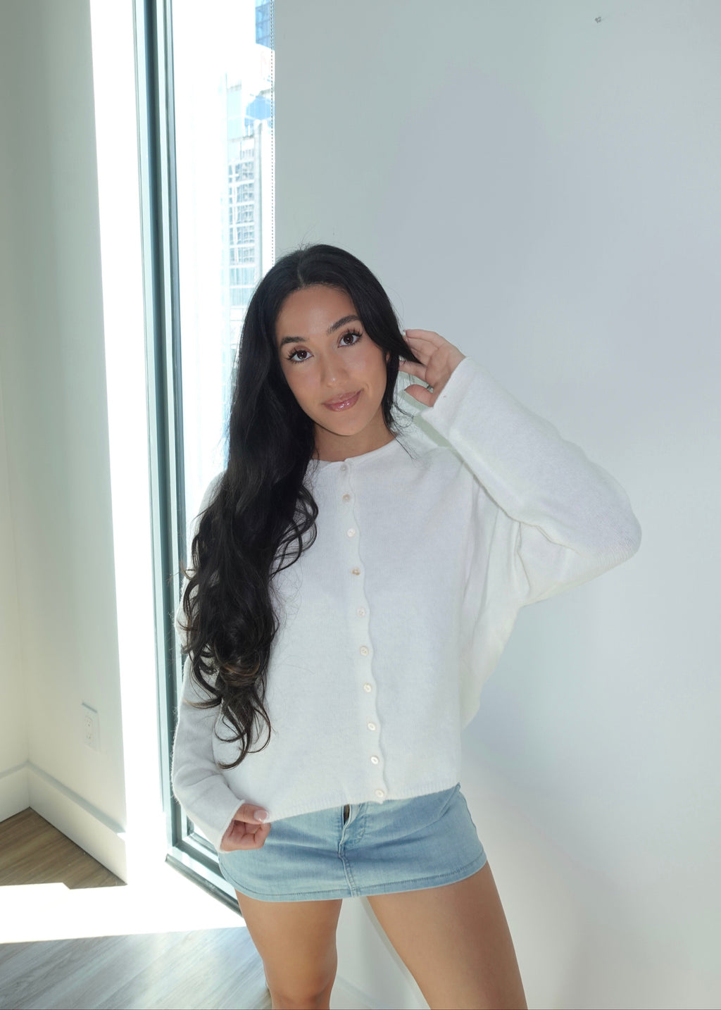 SNOW KNIT CARDIGAN