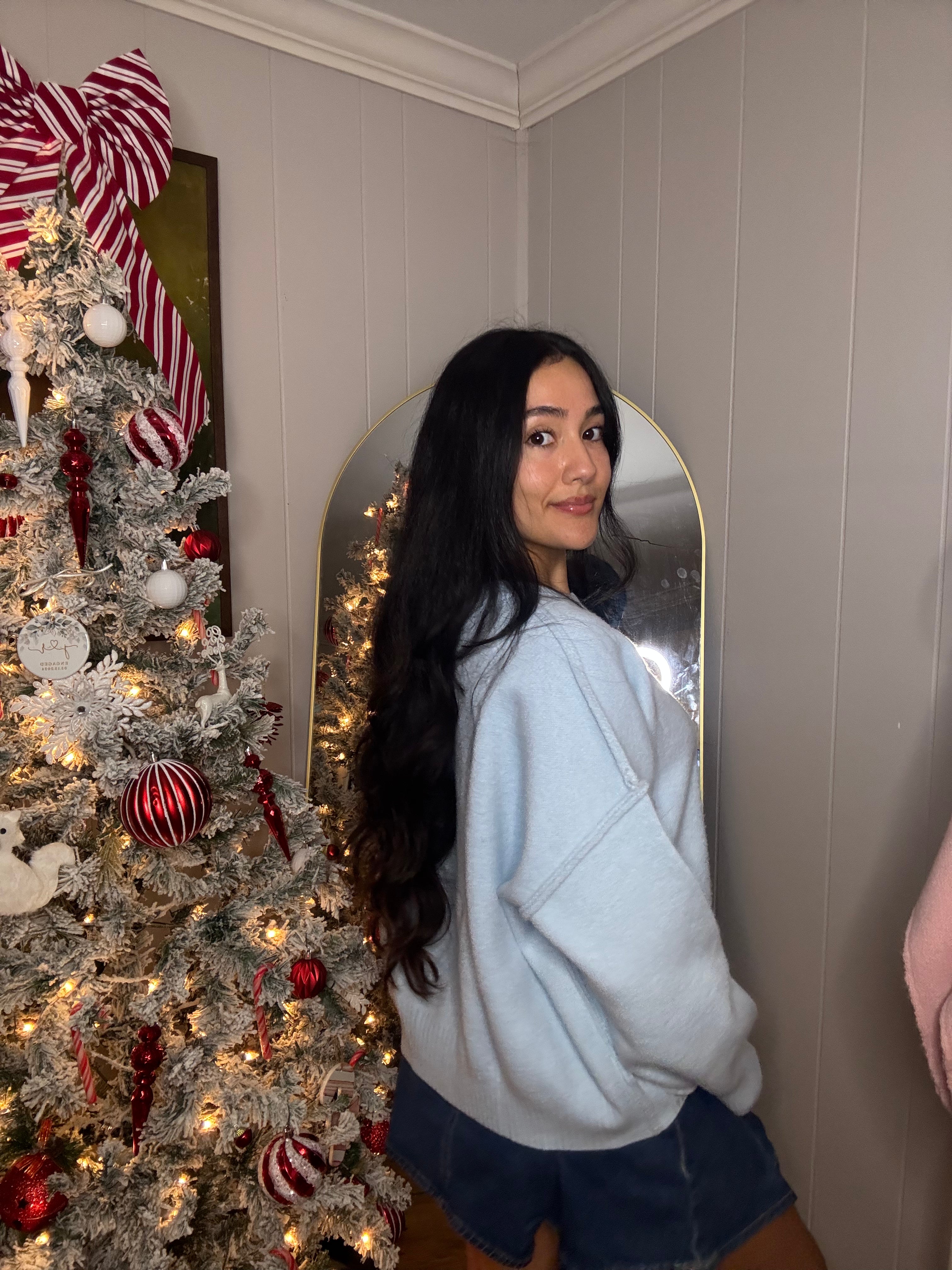 Vintage Santa - Blue