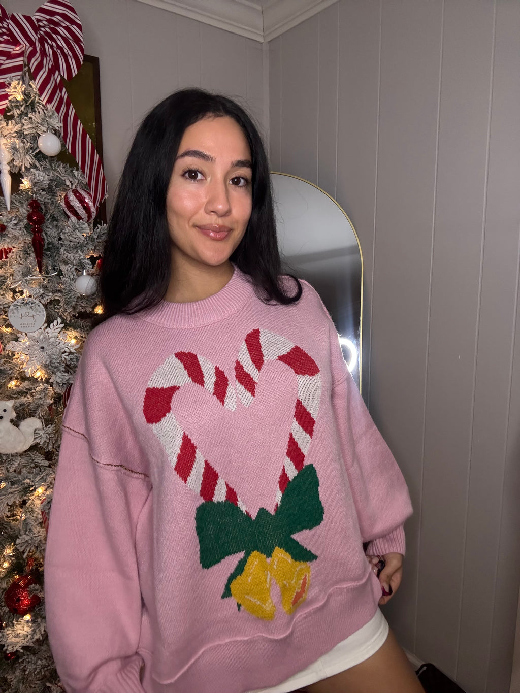 Sweet Candy Cane Sweater