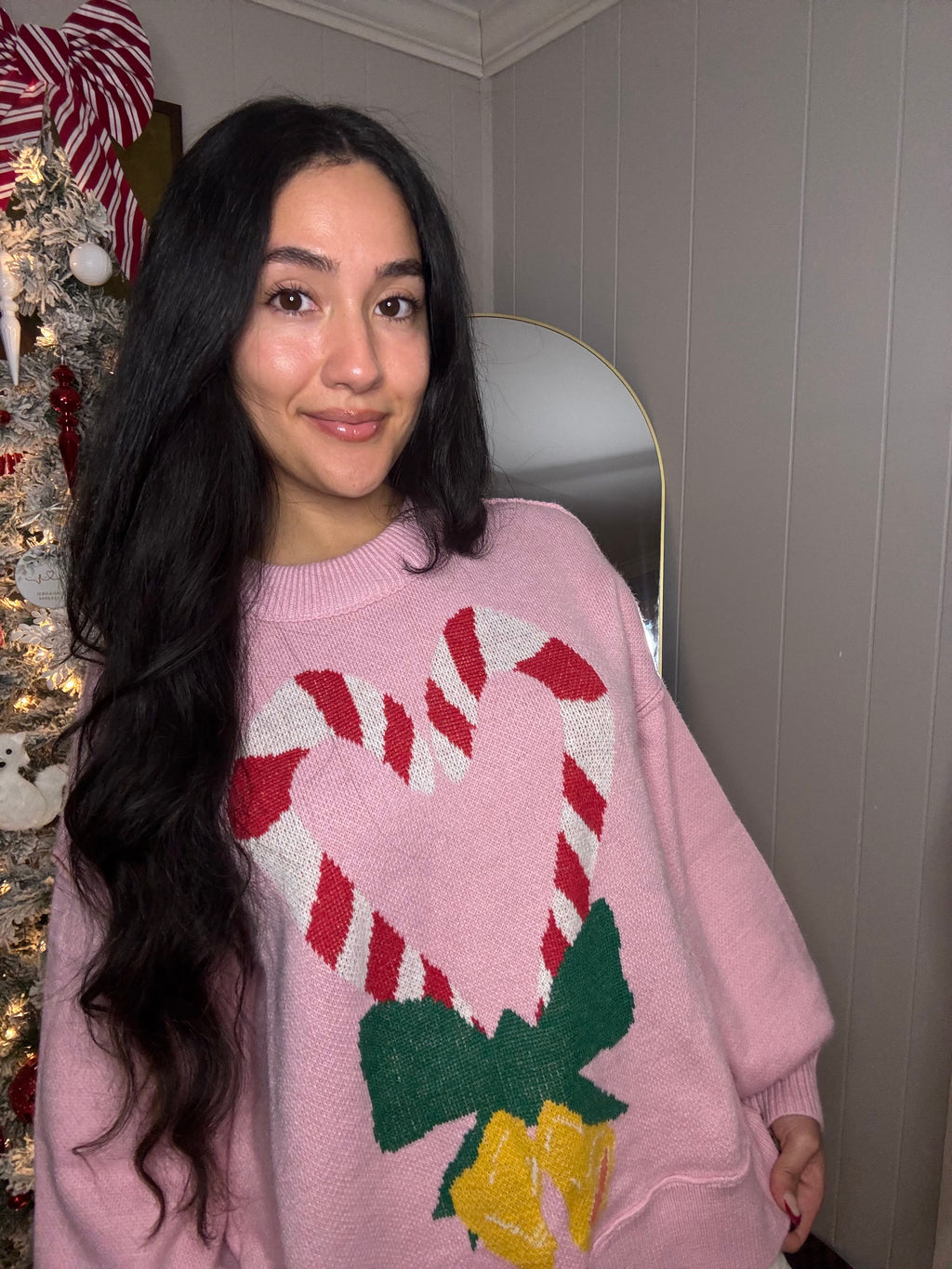 Sweet Candy Cane Sweater
